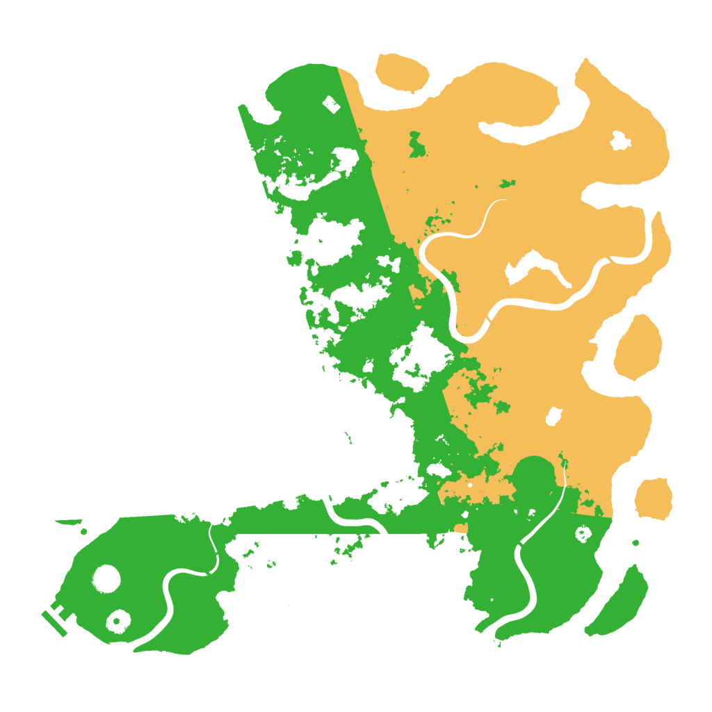Biome Rust Map: Procedural Map, Size: 4500, Seed: 1493309731