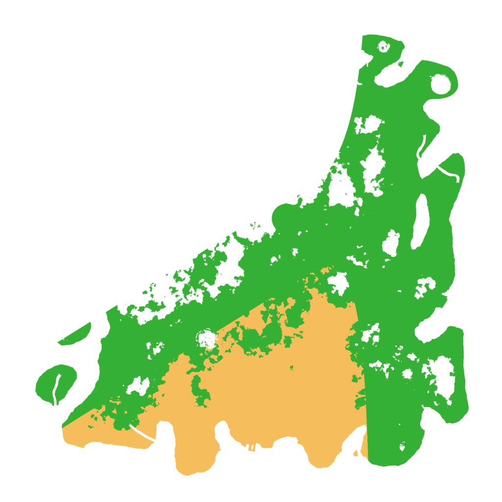 Biome Rust Map: Procedural Map, Size: 4500, Seed: 215667001