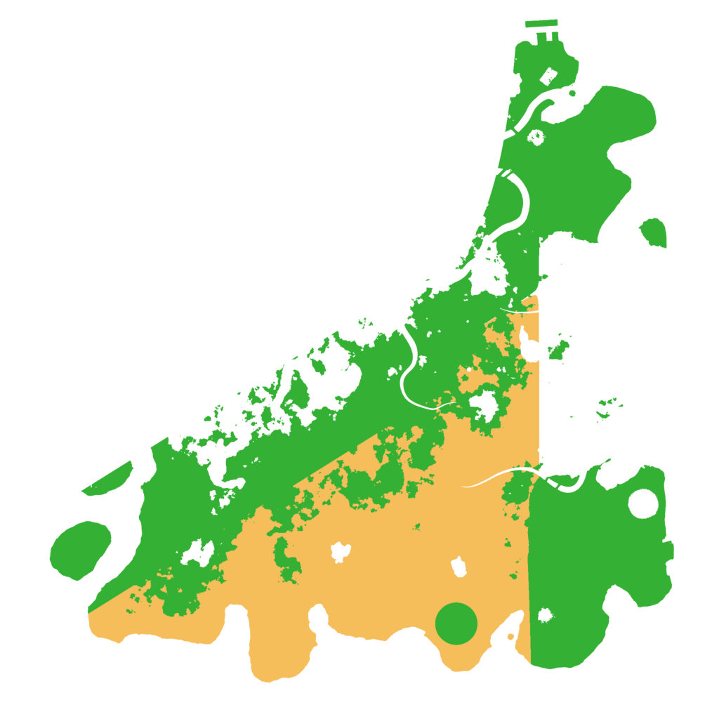Biome Rust Map: Procedural Map, Size: 4500, Seed: 215667001