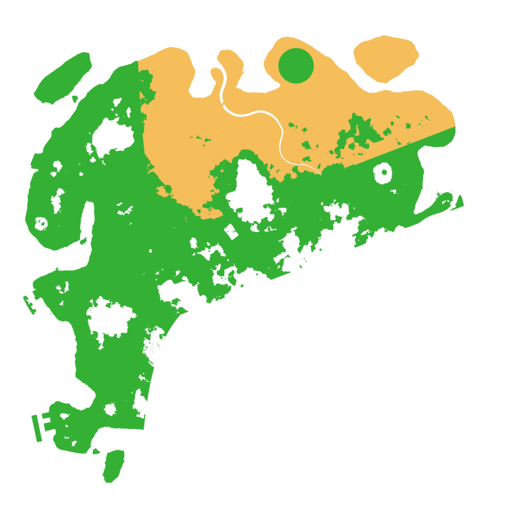 Biome Rust Map: Procedural Map, Size: 3850, Seed: 648566