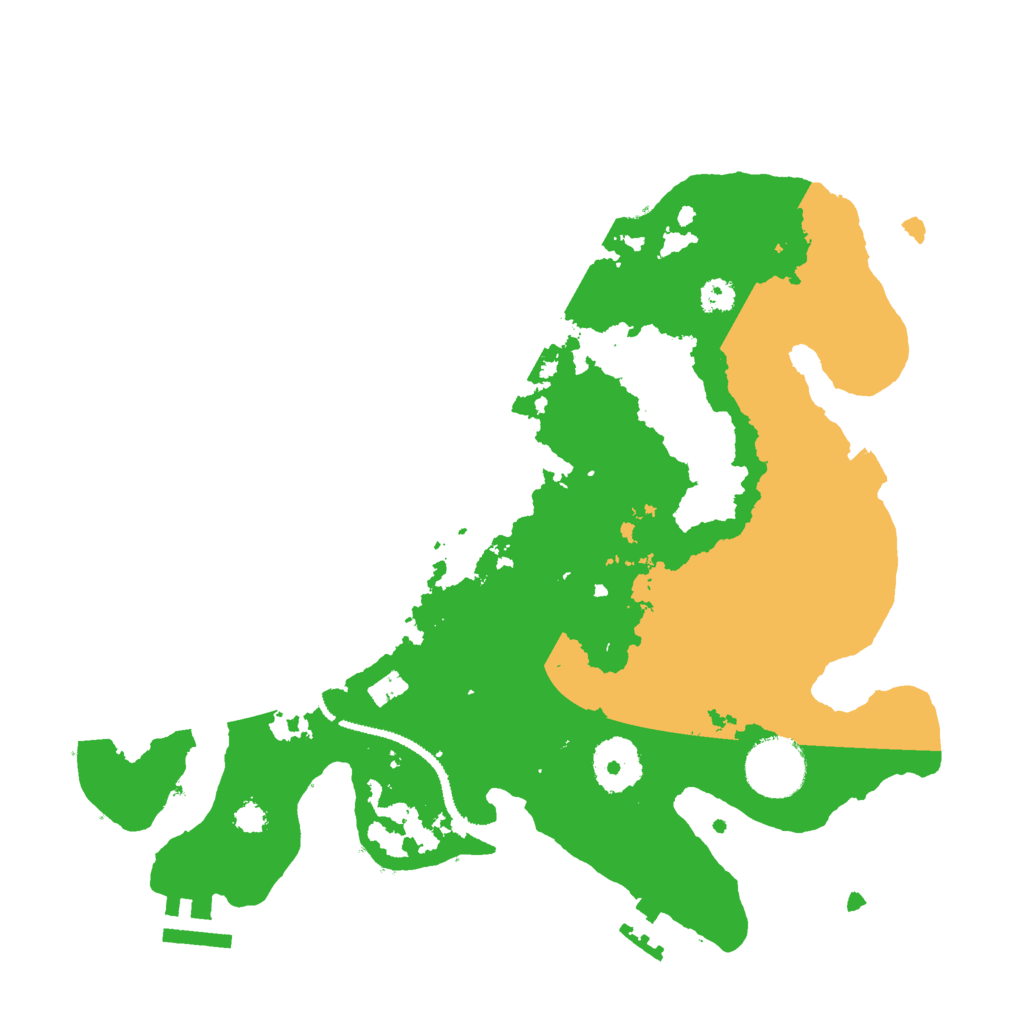 Biome Rust Map: Procedural Map, Size: 3000, Seed: 486398973