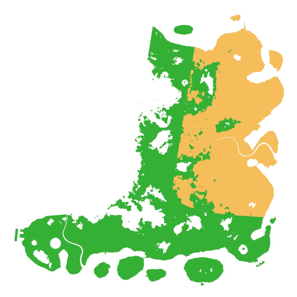Biome Rust Map: Procedural Map, Size: 4800, Seed: 1702447061
