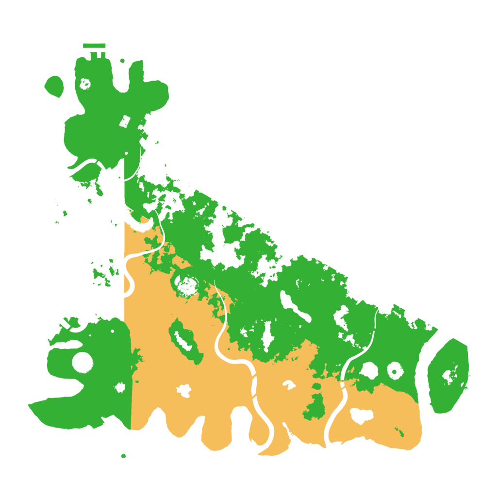 Biome Rust Map: Procedural Map, Size: 4500, Seed: 851853279