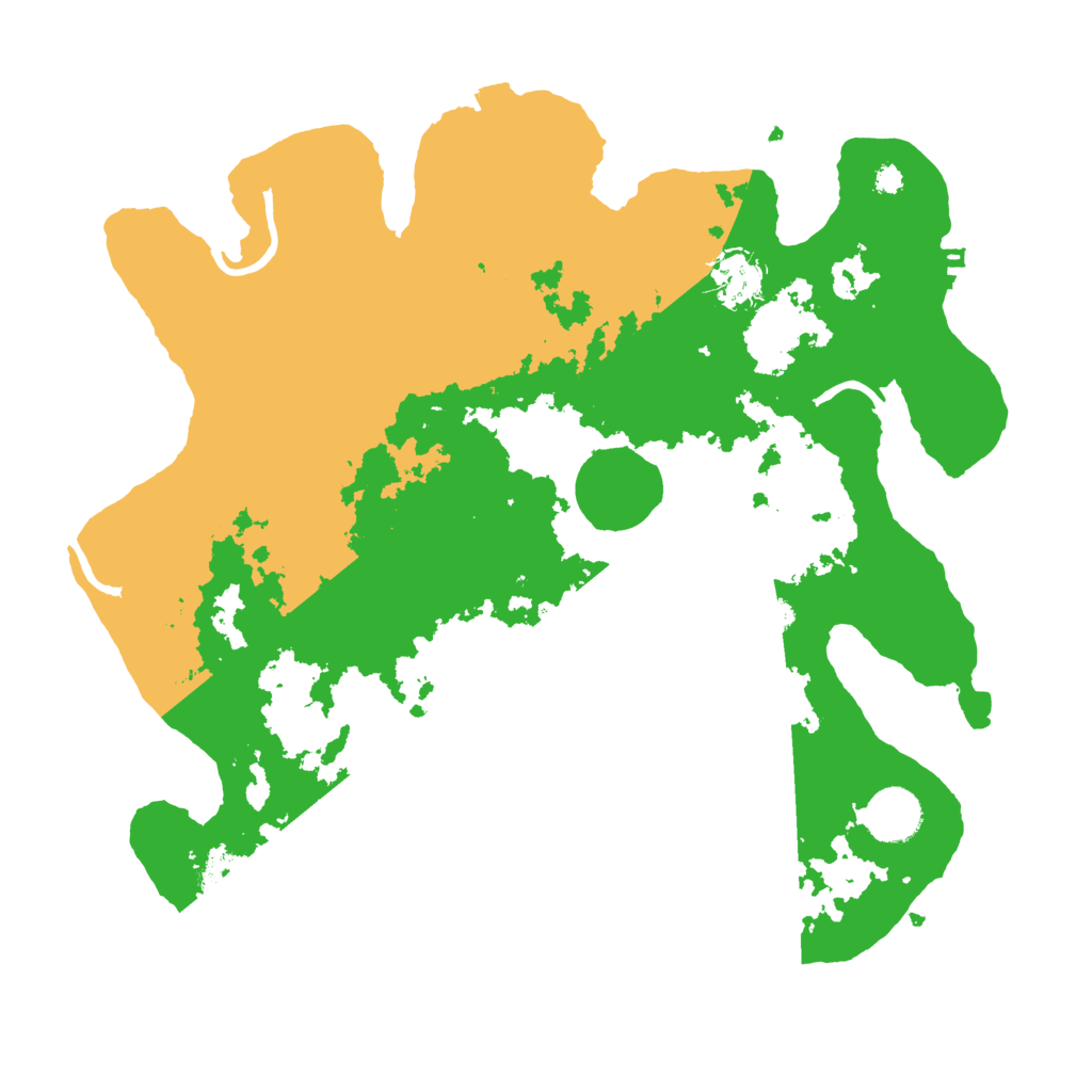 Biome Rust Map: Procedural Map, Size: 3500, Seed: 501935221