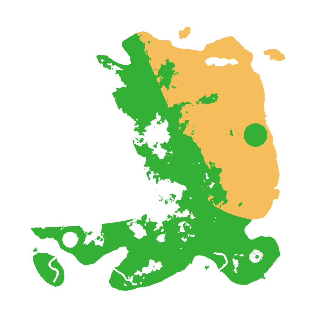 Biome Rust Map: Procedural Map, Size: 3500, Seed: 702317885
