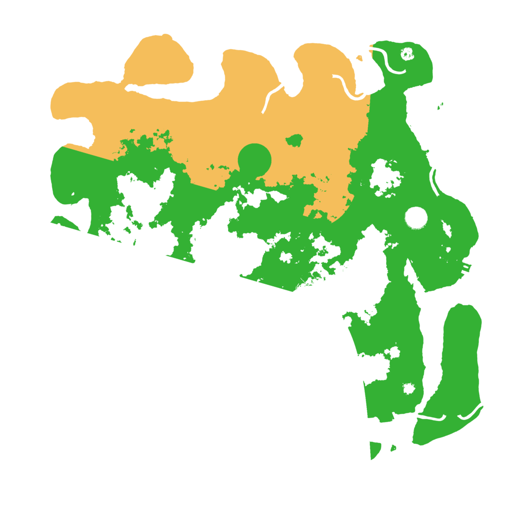 Biome Rust Map: Procedural Map, Size: 4000, Seed: 1366663757