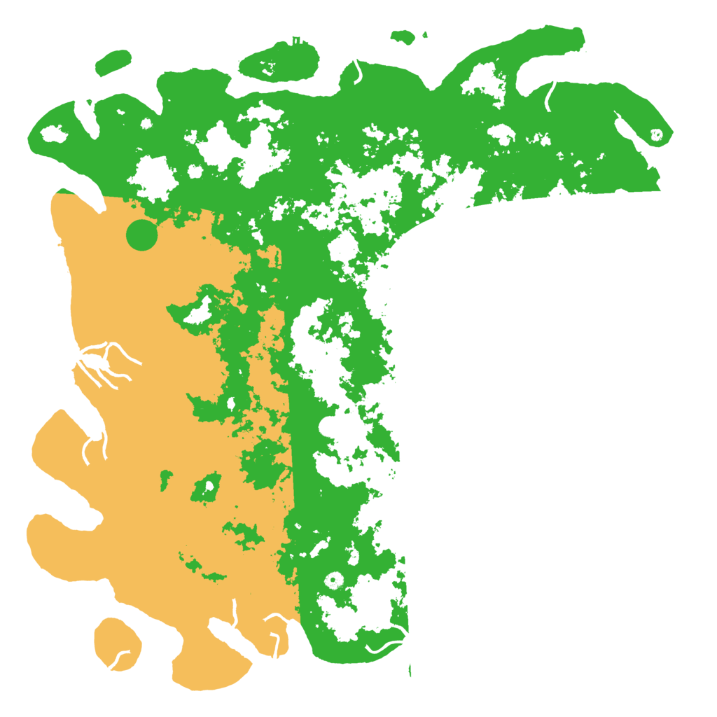 Biome Rust Map: Procedural Map, Size: 6000, Seed: 1370323029