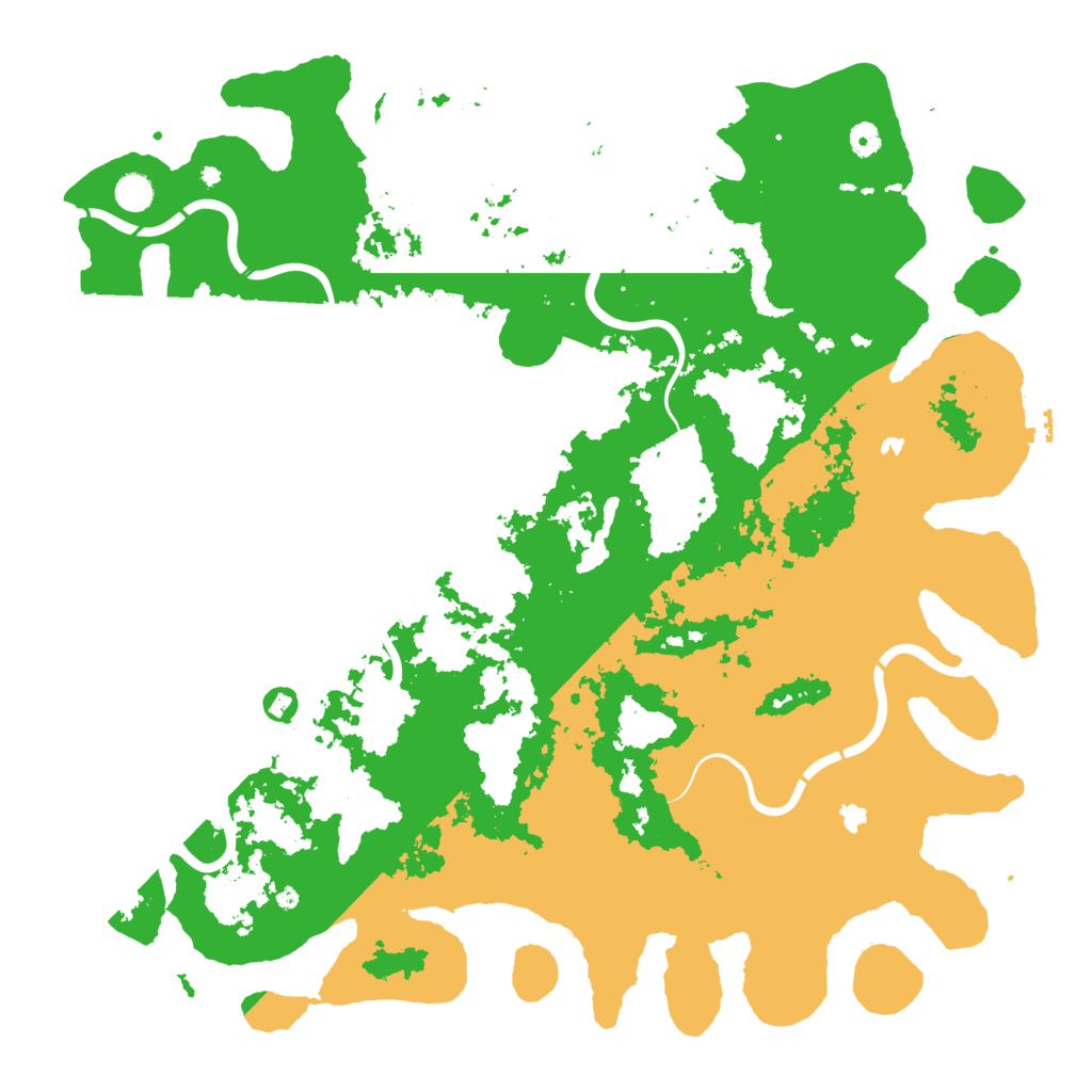 Biome Rust Map: Procedural Map, Size: 5000, Seed: 1146248688