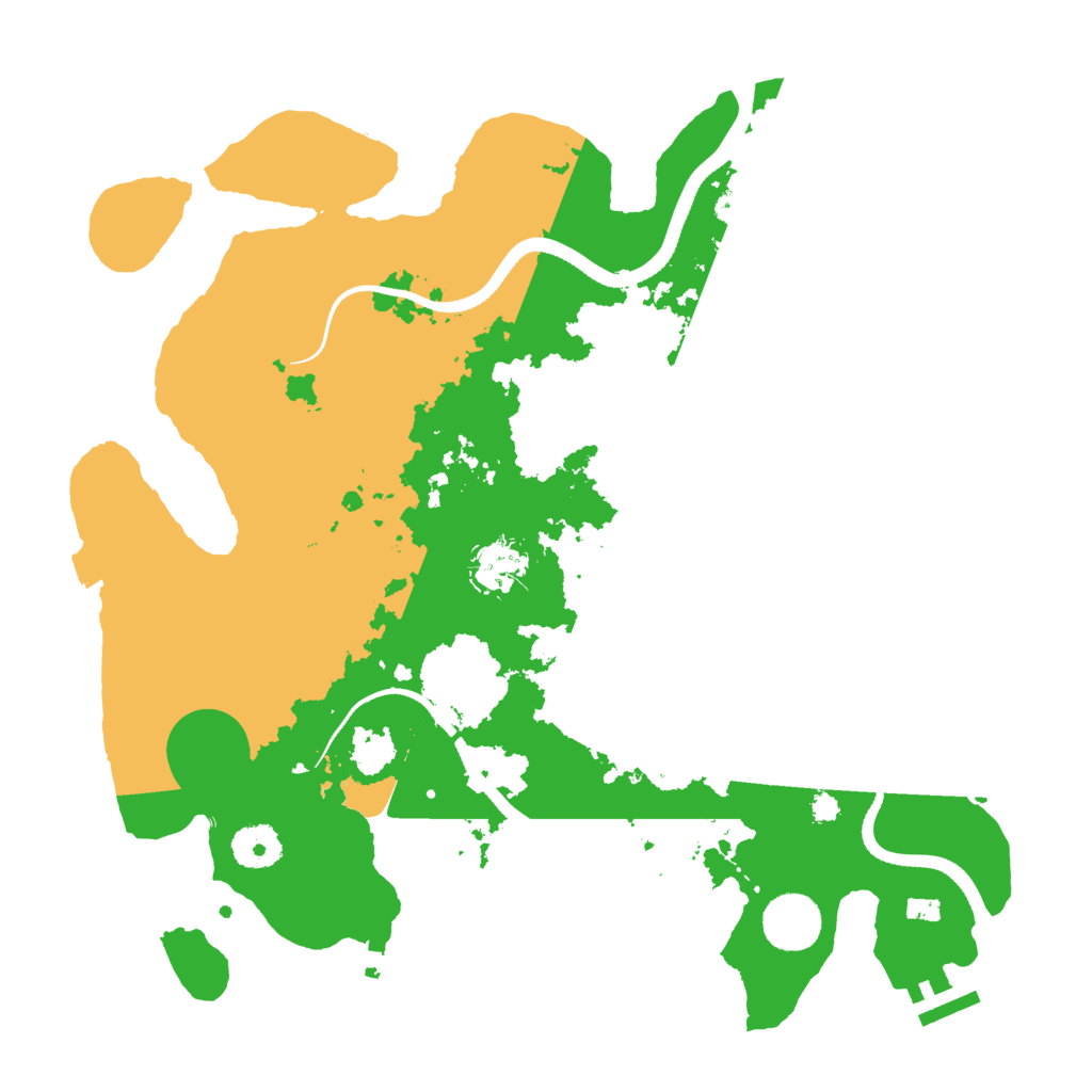 Biome Rust Map: Procedural Map, Size: 3500, Seed: 973892234