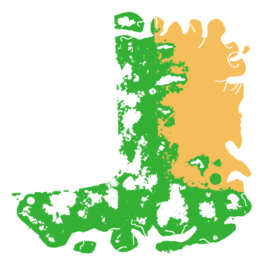 Biome Rust Map: Procedural Map, Size: 6000, Seed: 111830443