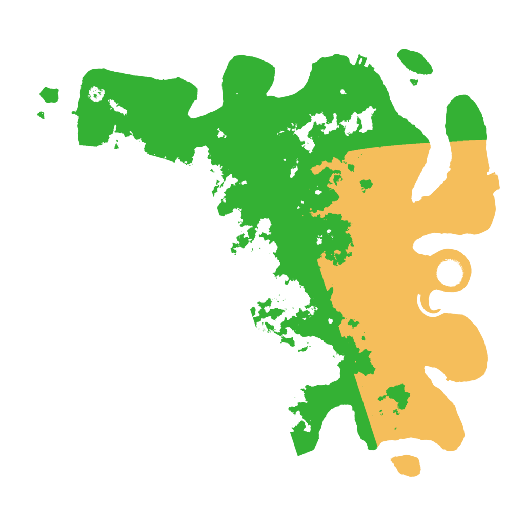 Biome Rust Map: Procedural Map, Size: 3500, Seed: 214269107