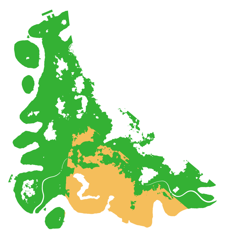 Biome Rust Map: Procedural Map, Size: 4300, Seed: 4012024