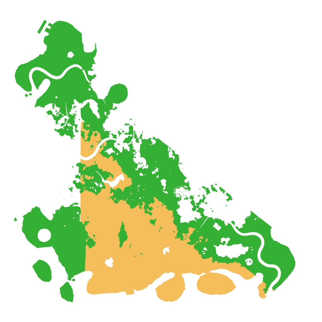 Biome Rust Map: Procedural Map, Size: 4500, Seed: 2133168180
