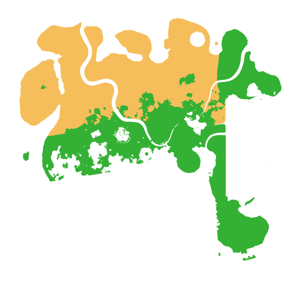 Biome Rust Map: Procedural Map, Size: 3500, Seed: 730298001