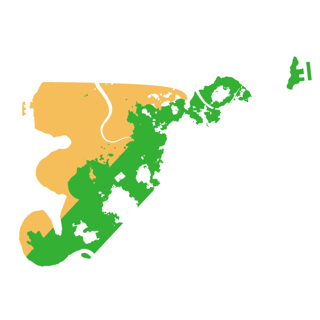 Biome Rust Map: Procedural Map, Size: 3500, Seed: 1966730237
