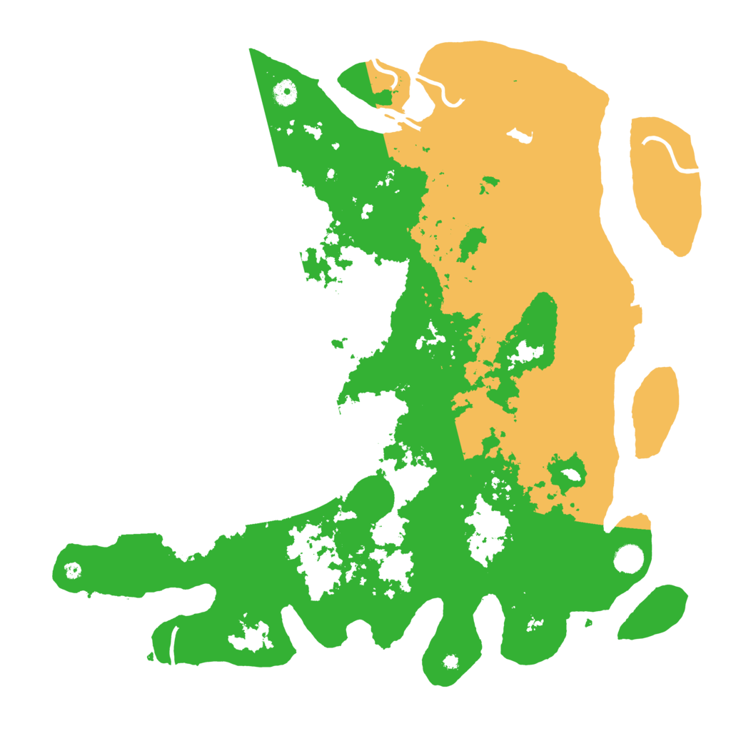 Biome Rust Map: Procedural Map, Size: 4500, Seed: 980730118