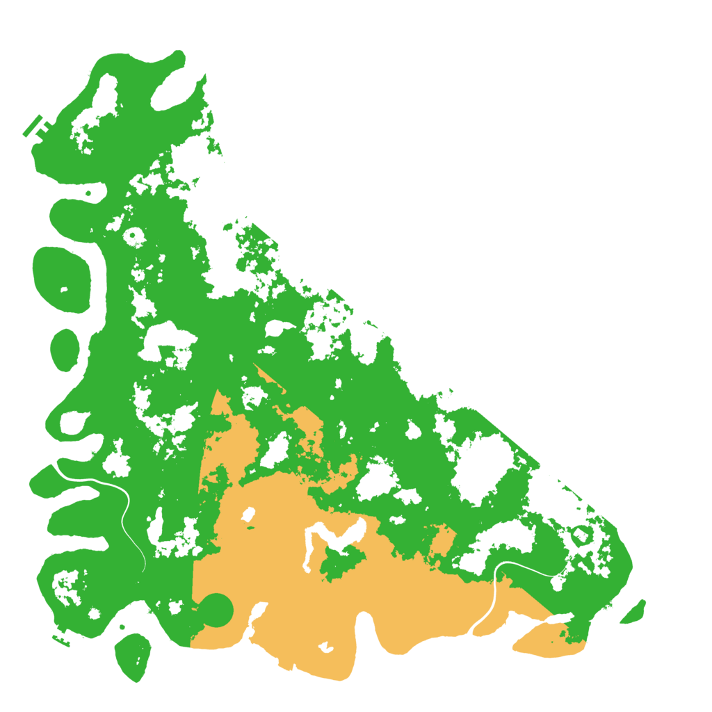 Biome Rust Map: Procedural Map, Size: 5500, Seed: 4012024