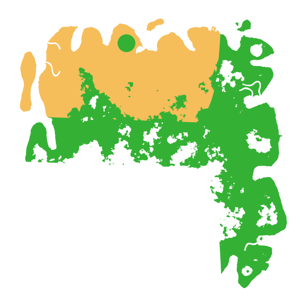 Biome Rust Map: Procedural Map, Size: 4500, Seed: 936750153