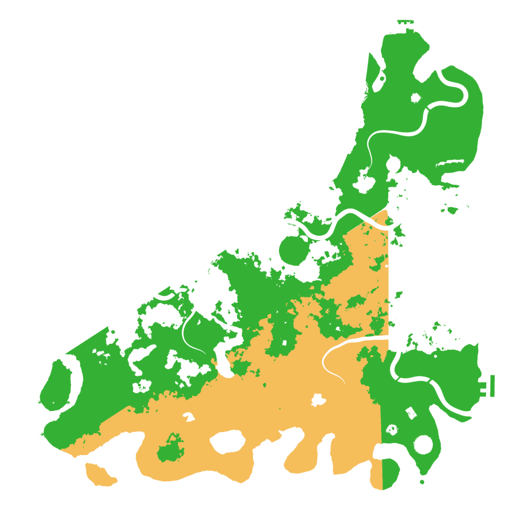 Biome Rust Map: Procedural Map, Size: 4800, Seed: 498011554
