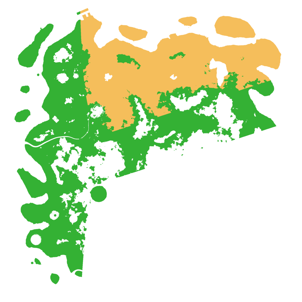 Biome Rust Map: Procedural Map, Size: 5000, Seed: 864458464