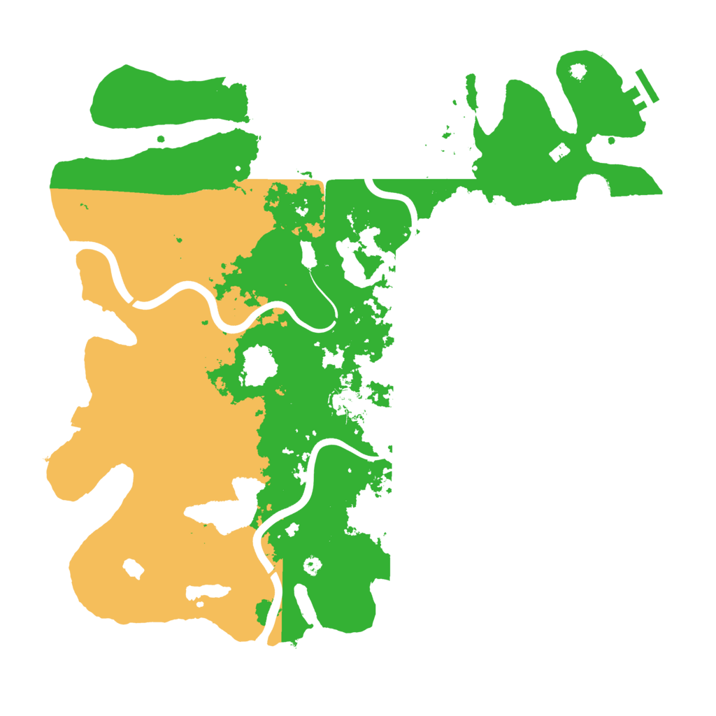 Biome Rust Map: Procedural Map, Size: 4000, Seed: 1624257866