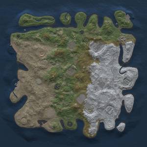 Thumbnail Rust Map: Procedural Map, Size: 4000, Seed: 1624257866, 19 Monuments