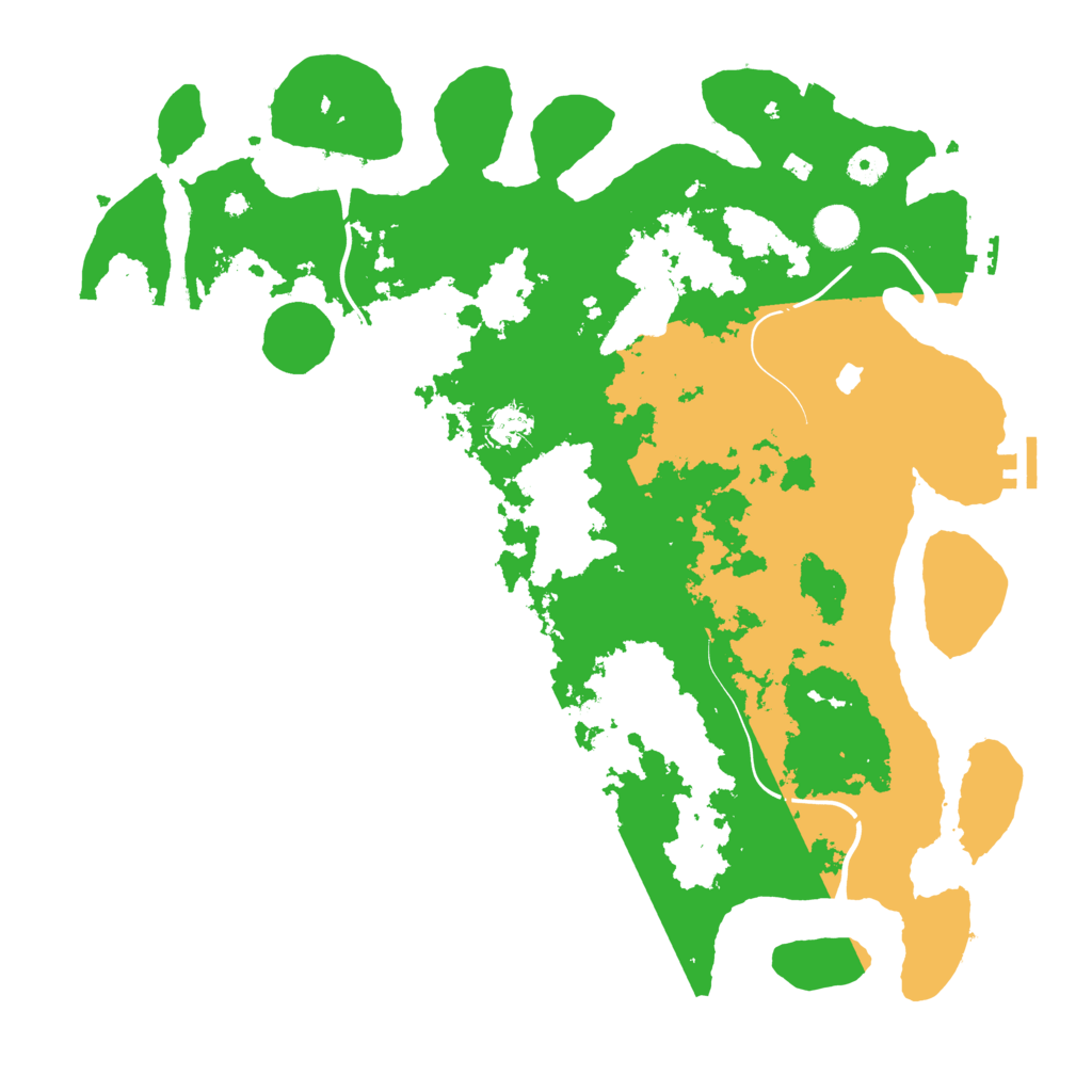 Biome Rust Map: Procedural Map, Size: 4250, Seed: 1831933651