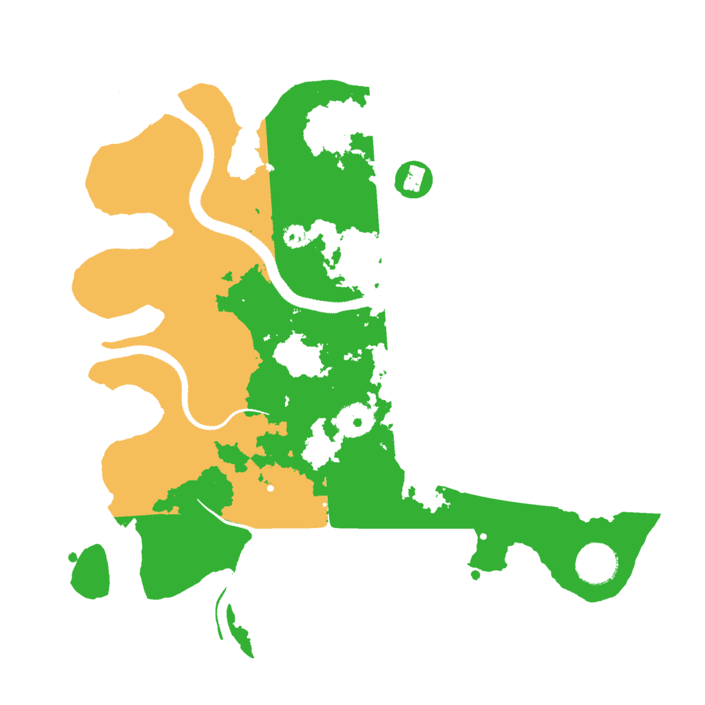 Biome Rust Map: Procedural Map, Size: 3000, Seed: 2093939512