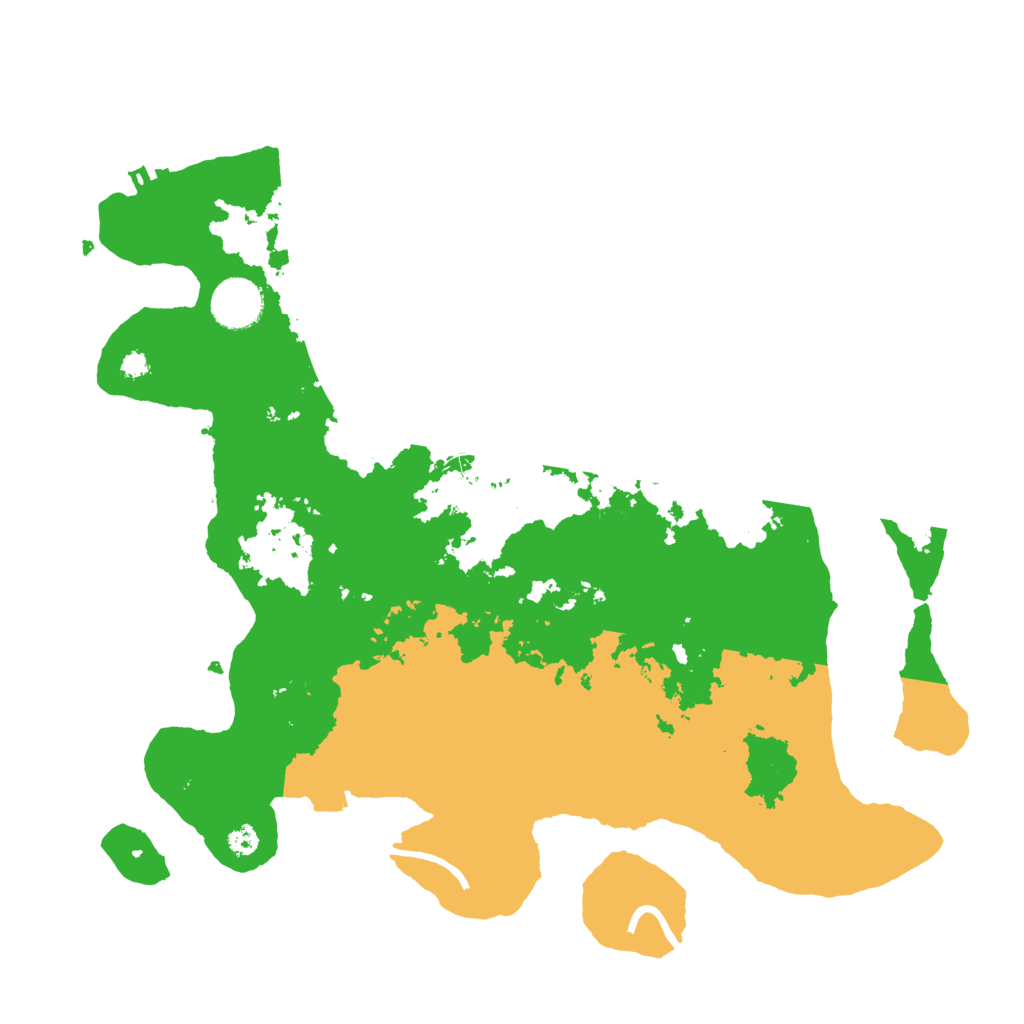 Biome Rust Map: Procedural Map, Size: 3500, Seed: 8324725