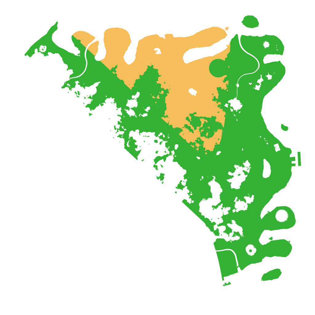 Biome Rust Map: Procedural Map, Size: 4500, Seed: 165