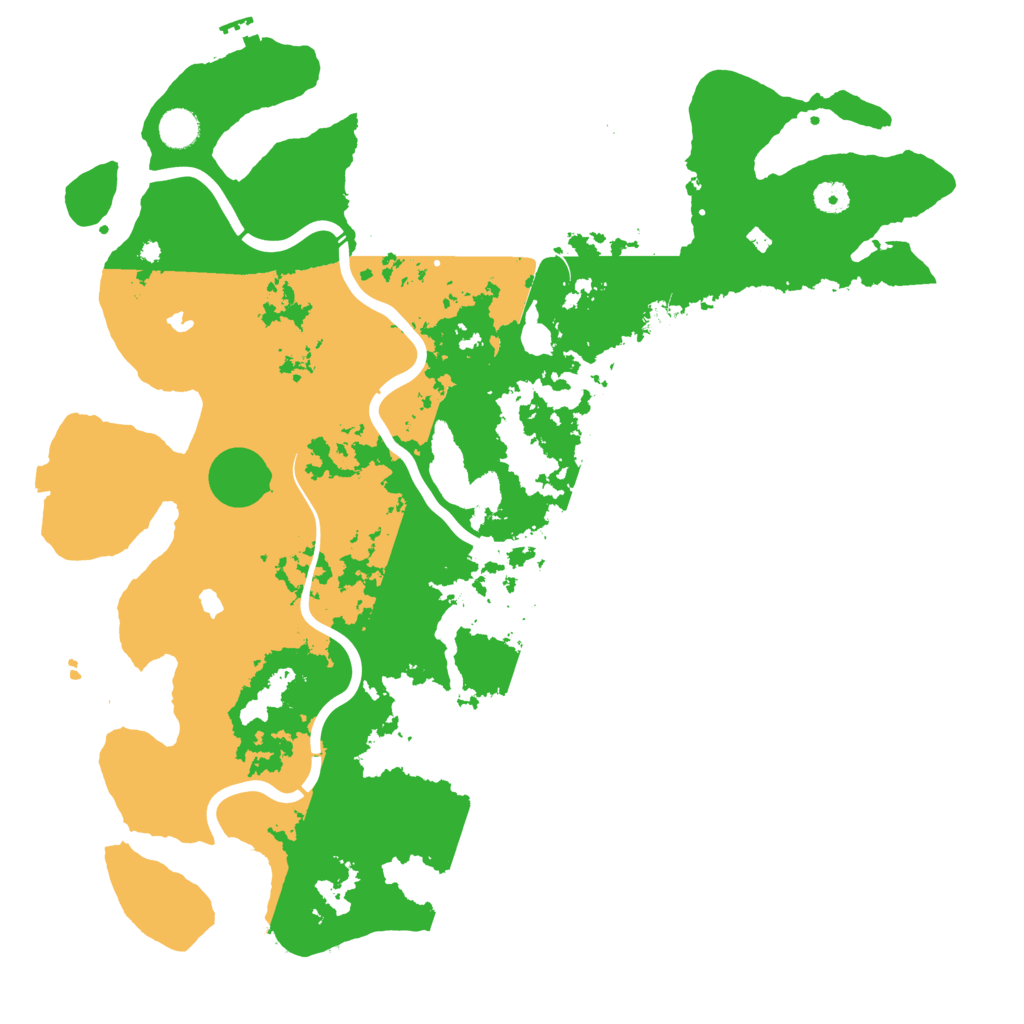 Biome Rust Map: Procedural Map, Size: 4500, Seed: 1051963188