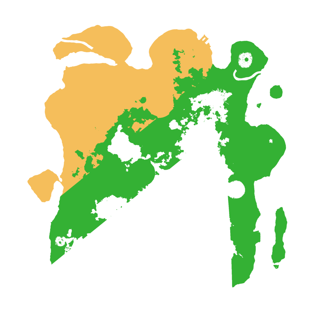 Biome Rust Map: Procedural Map, Size: 3200, Seed: 692224753