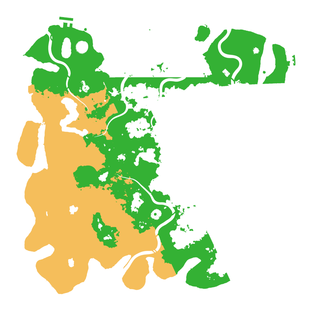 Biome Rust Map: Procedural Map, Size: 4500, Seed: 9051
