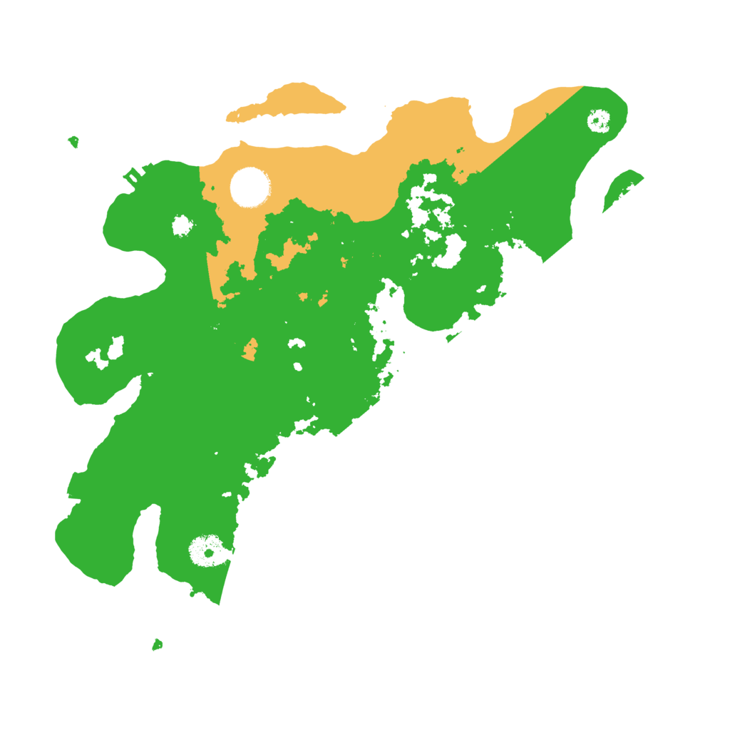 Biome Rust Map: Procedural Map, Size: 3200, Seed: 346547675