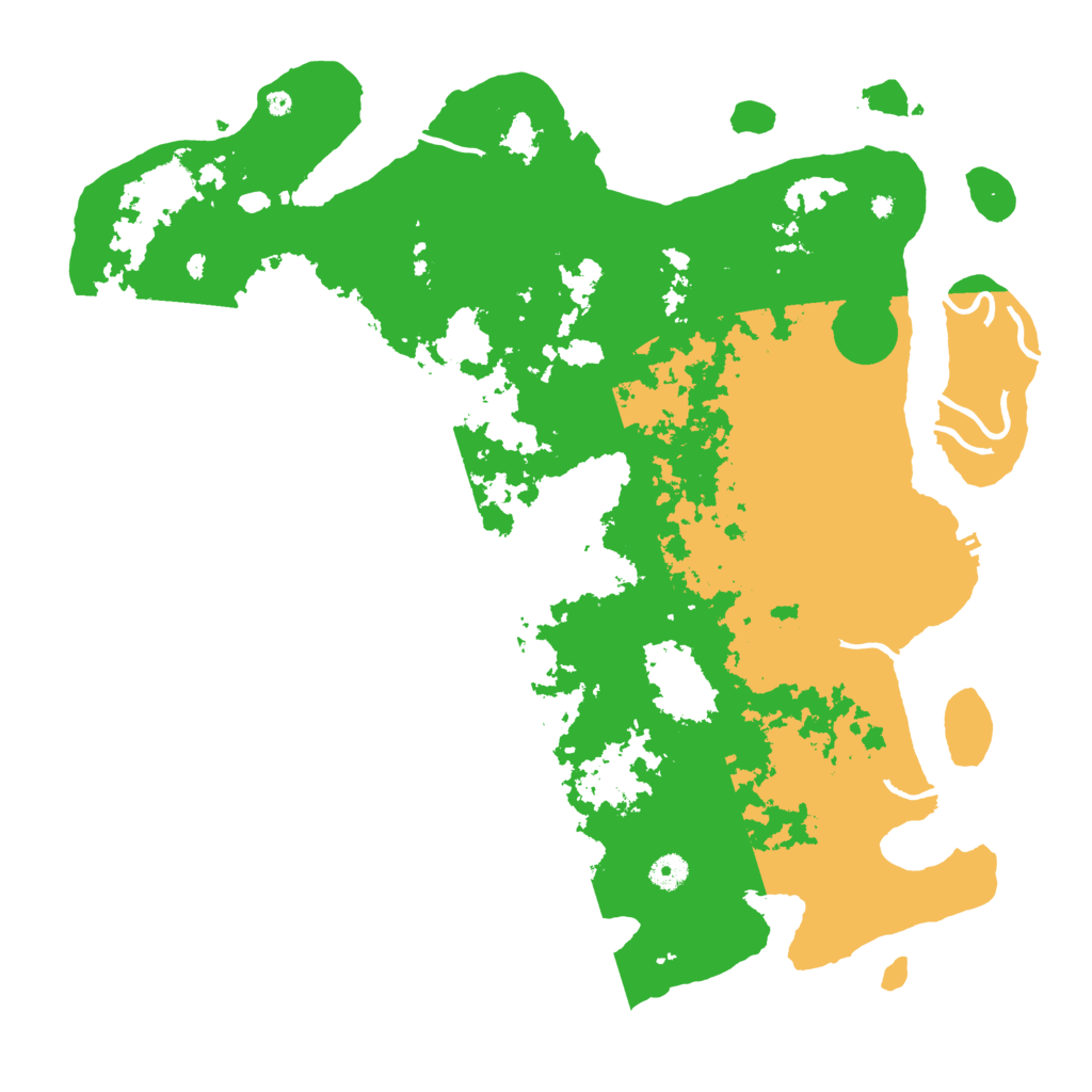 Biome Rust Map: Procedural Map, Size: 4500, Seed: 751103982