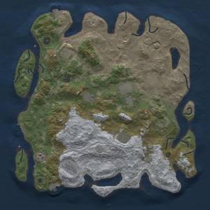 Thumbnail Rust Map: Procedural Map, Size: 4250, Seed: 1641196458, 19 Monuments