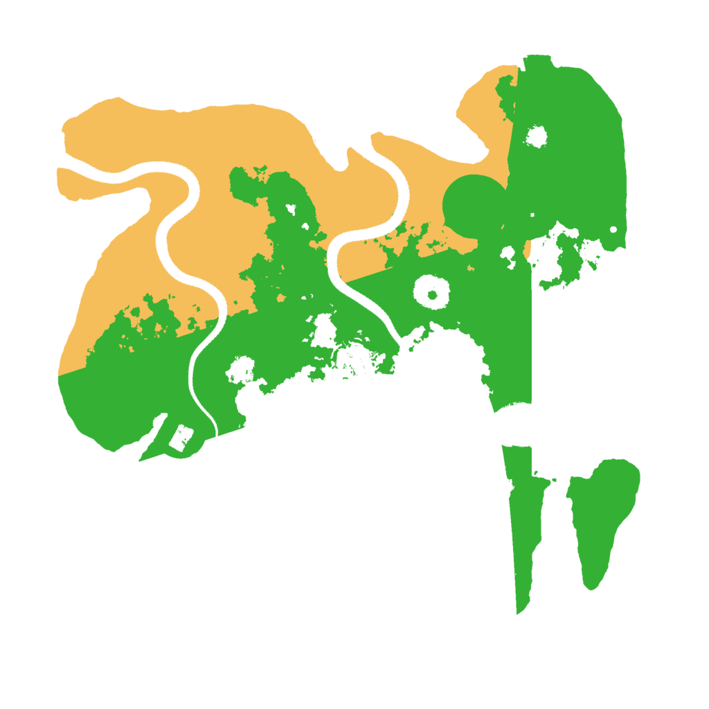 Biome Rust Map: Procedural Map, Size: 3000, Seed: 29921