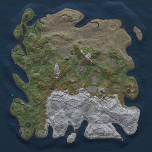 Thumbnail Rust Map: Procedural Map, Size: 4250, Seed: 777632916, 19 Monuments