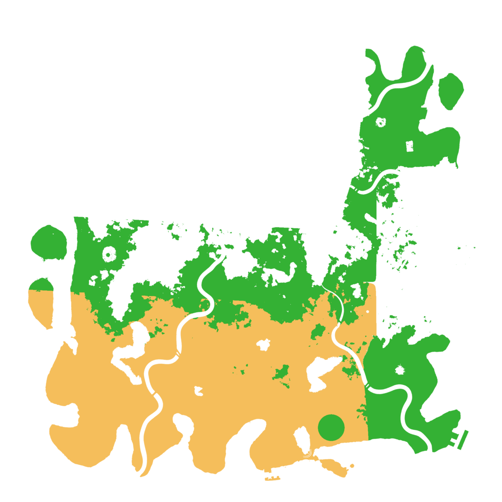 Biome Rust Map: Procedural Map, Size: 5000, Seed: 632393837