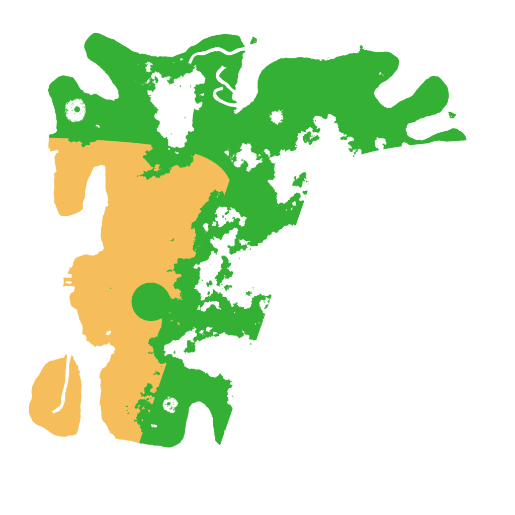 Biome Rust Map: Procedural Map, Size: 3550, Seed: 858501146