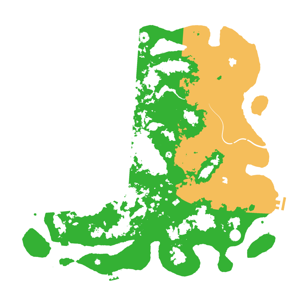Biome Rust Map: Procedural Map, Size: 4500, Seed: 1601449708