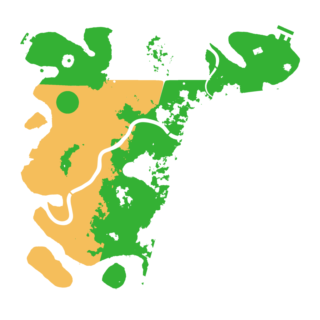 Biome Rust Map: Procedural Map, Size: 3750, Seed: 42587