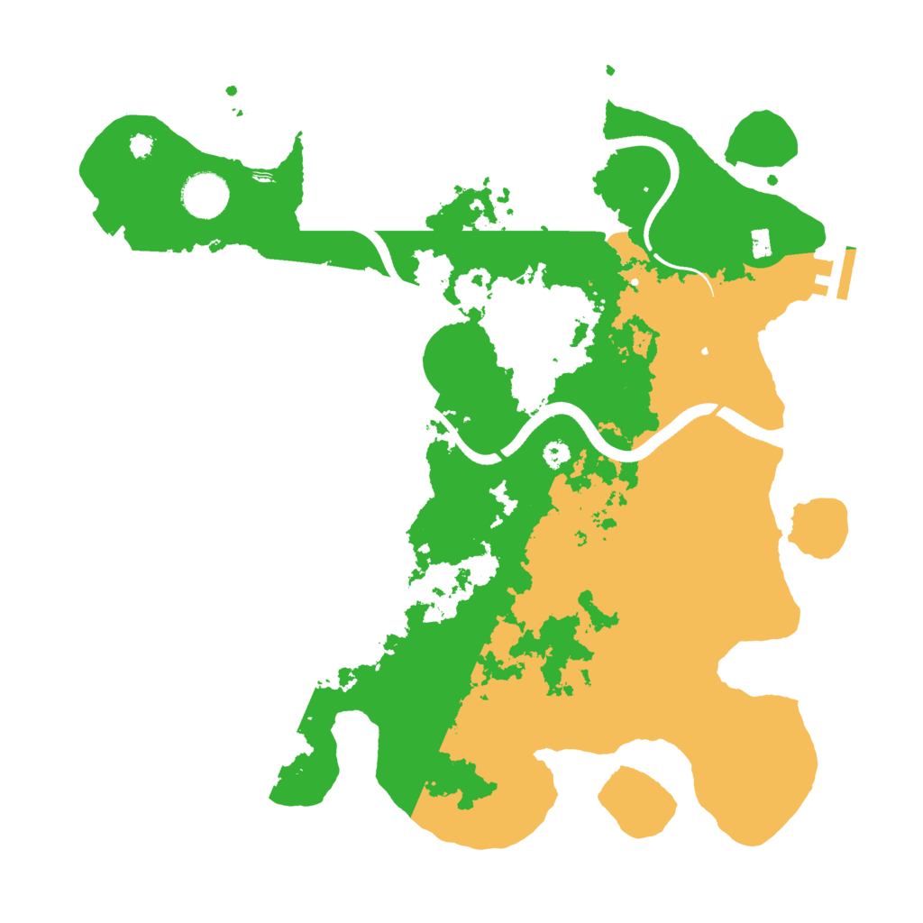 Biome Rust Map: Procedural Map, Size: 3500, Seed: 117289433