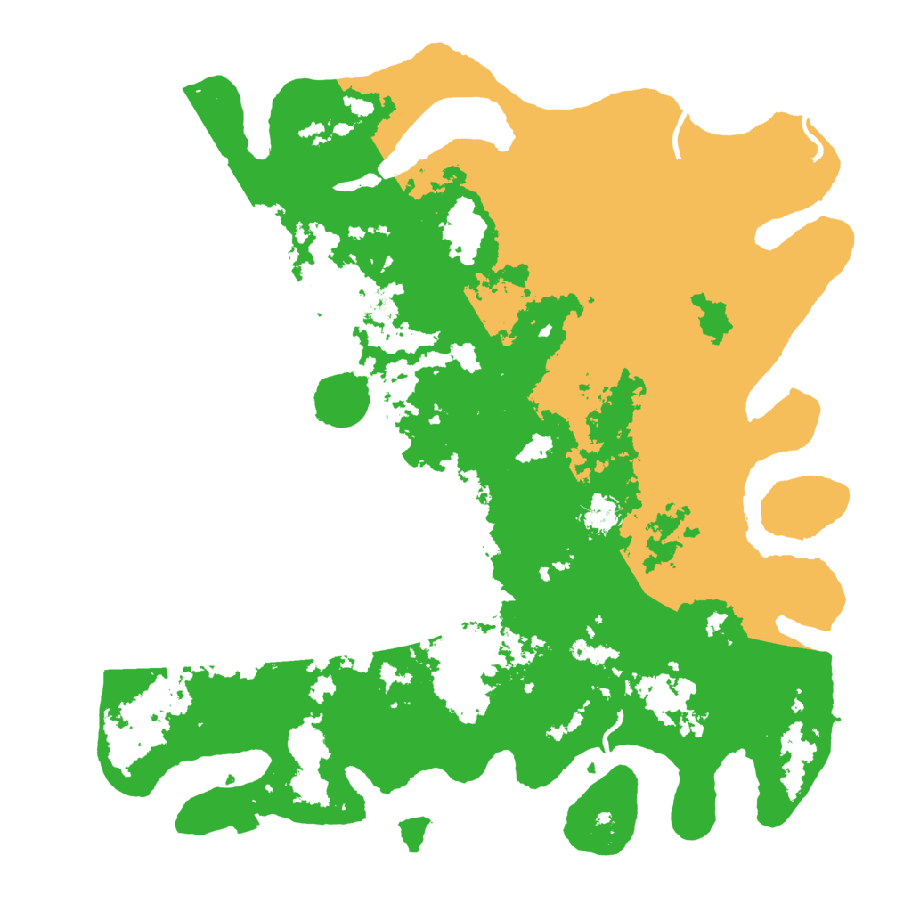 Biome Rust Map: Procedural Map, Size: 4500, Seed: 123420877