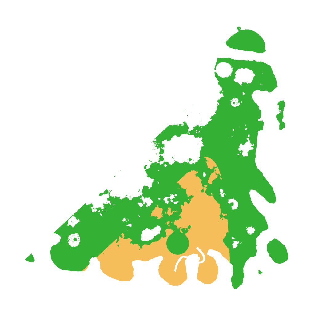 Biome Rust Map: Procedural Map, Size: 3700, Seed: 2093380590