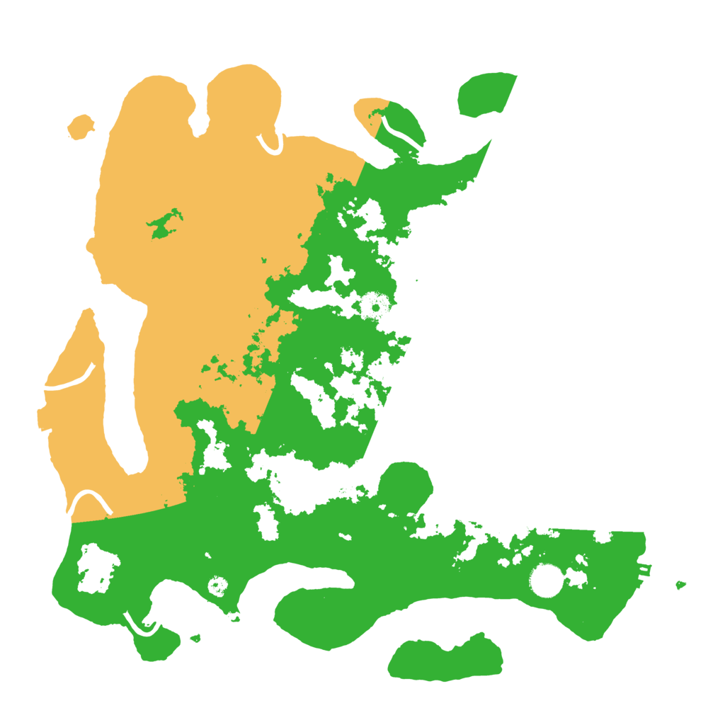 Biome Rust Map: Procedural Map, Size: 3800, Seed: 34324643