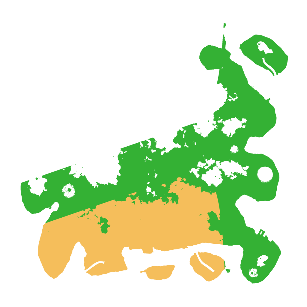 Biome Rust Map: Procedural Map, Size: 3500, Seed: 552727284