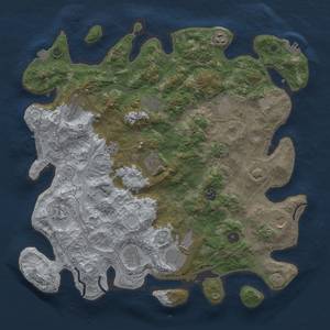 Thumbnail Rust Map: Procedural Map, Size: 4250, Seed: 1783420680, 19 Monuments