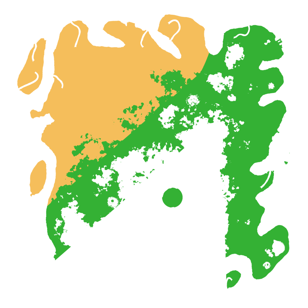 Biome Rust Map: Procedural Map, Size: 4500, Seed: 2025215714