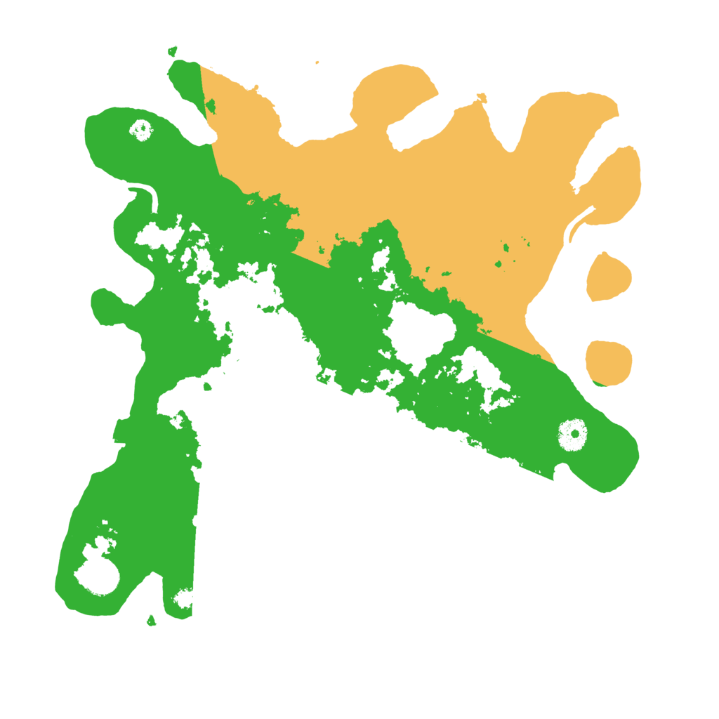 Biome Rust Map: Procedural Map, Size: 3500, Seed: 88841